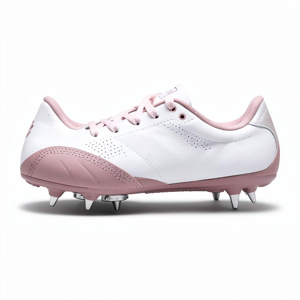 Sprint spike shoe with metal spikes