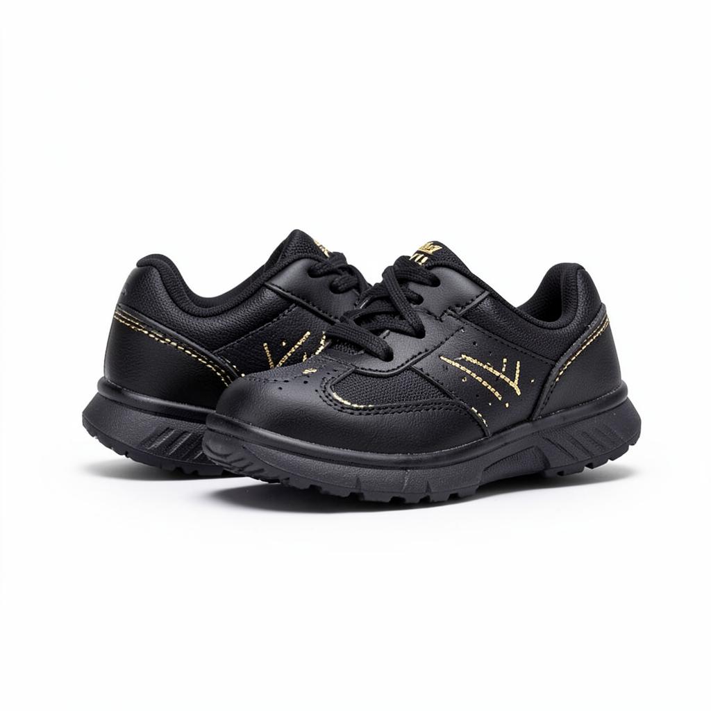 Kids' black running trainers